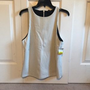 Black and white striped women’s shirt